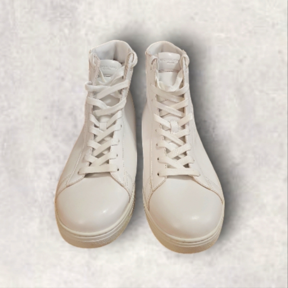 MICHAEL KORS Mens / Boys Keating  Leather High-Top Sneakers.